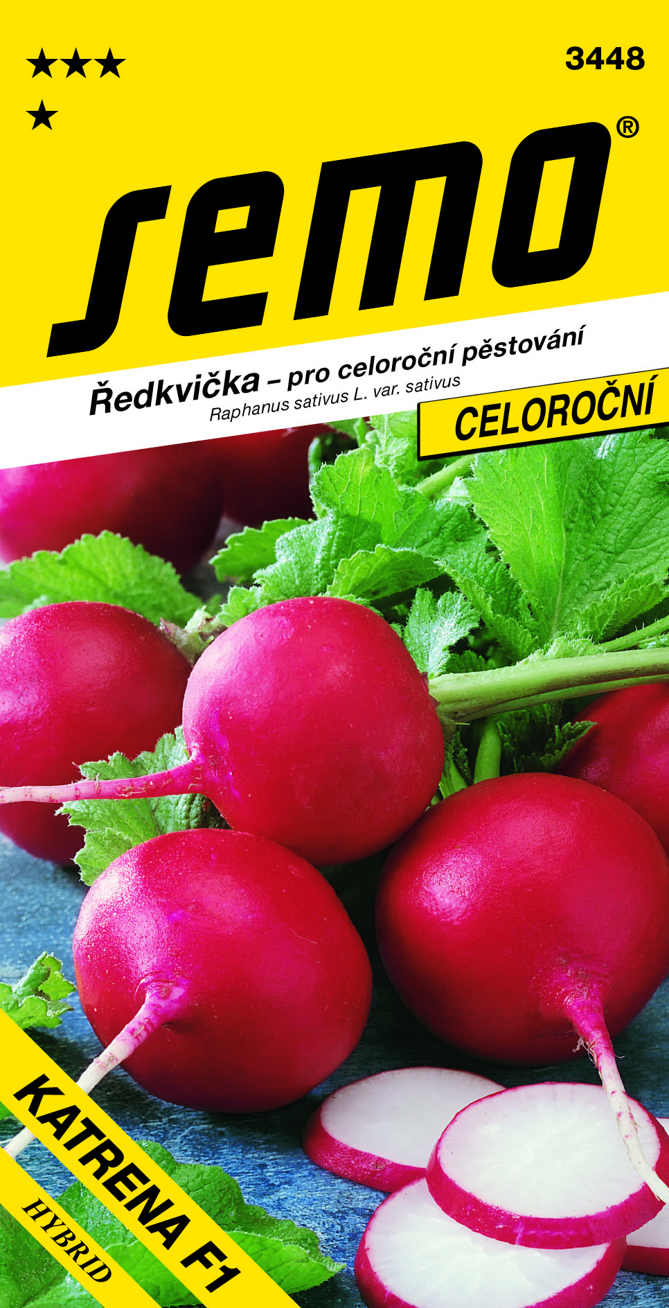 Reďkovka Katrena F1 celoroč. SEMO 3448