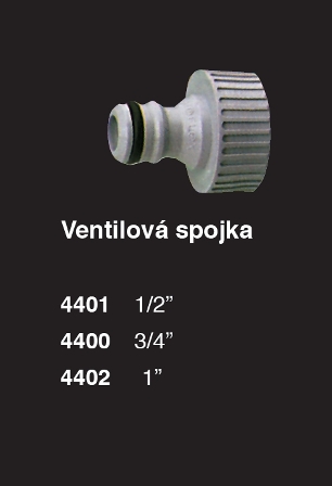 Ventilová spojka 3/4″ vnút. závit [25]