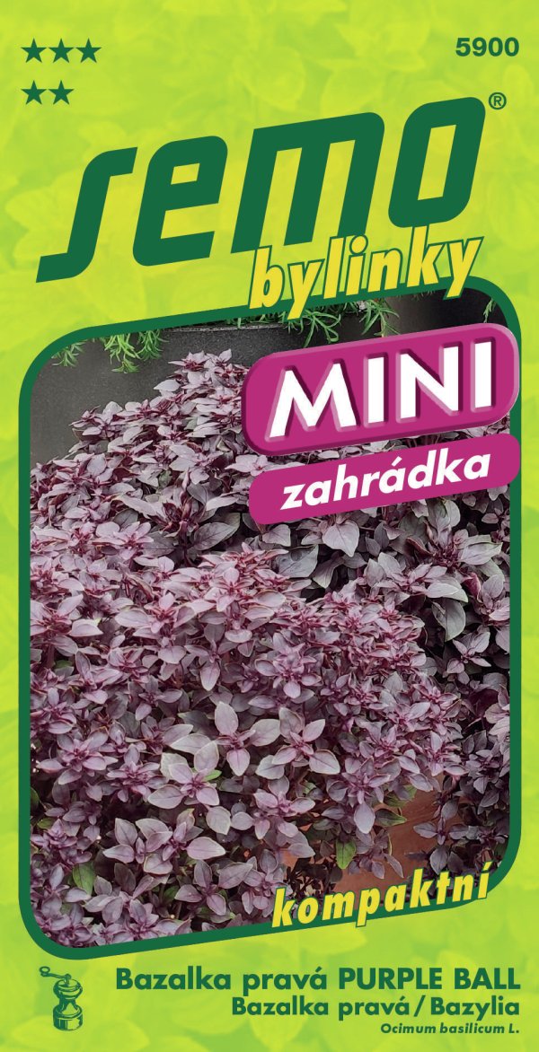 Bazalka pravá Purple Ball 24 SEMO 5900