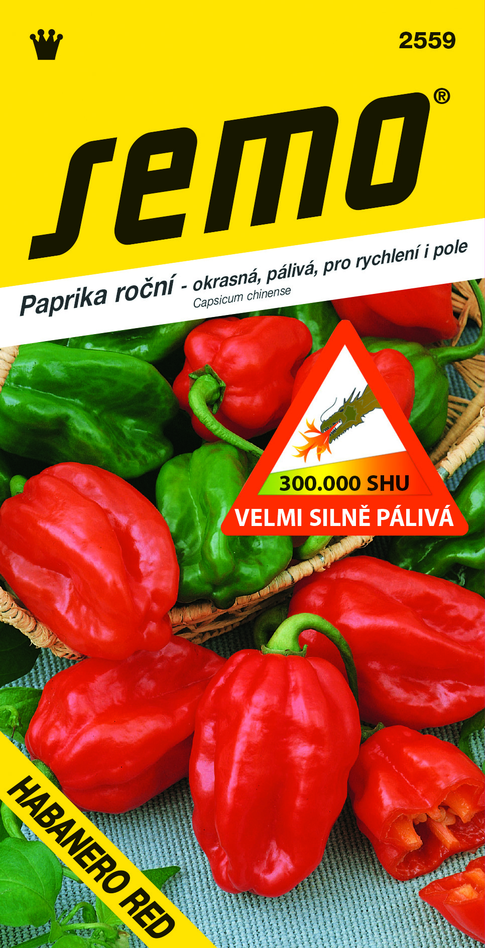 Paprika Habanero Red veľmi pál. SEMO 2559