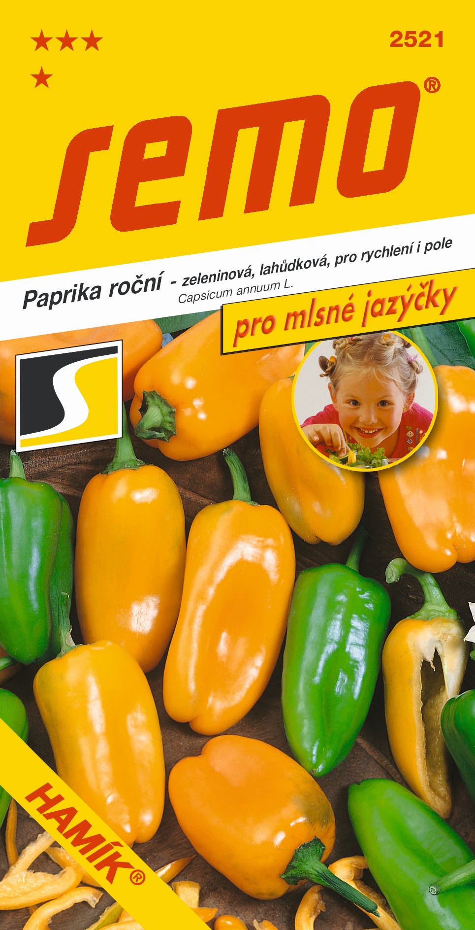 Paprika Hamík oranž. na rých. MJ SEMO 2521